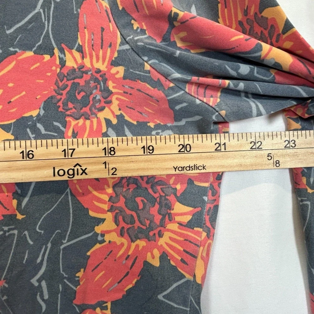 Hang Ten Womens XL Long Sleeve Rashguard UPF 50+ Stretch Shirt Back Pocket Logo